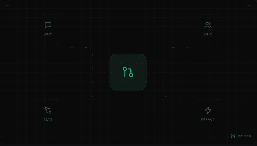 Why We Index Decisions, Not Just Code