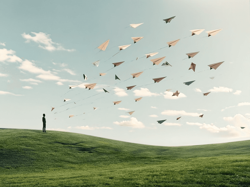 Graph showing exponential AI shipping speed vs flat human knowledge transfer speed creating widening gap